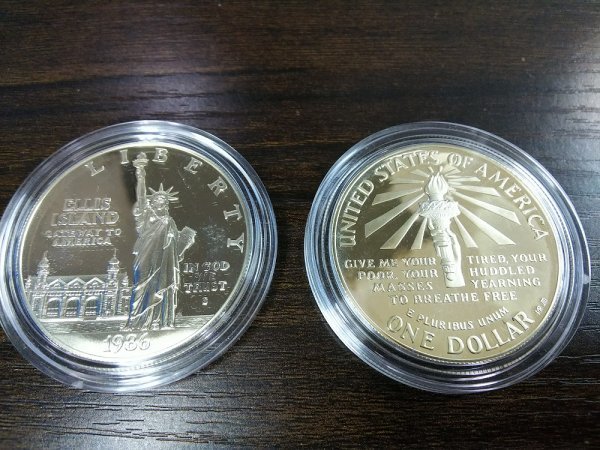BJUF22 アメリカ 記念コイン おまとめ6点 自由の女神記念コイン