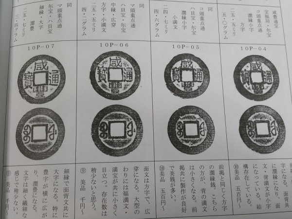 SJUF31 古銭 収集本 清朝銭図説  咸 豐 泉 譜 の画像6