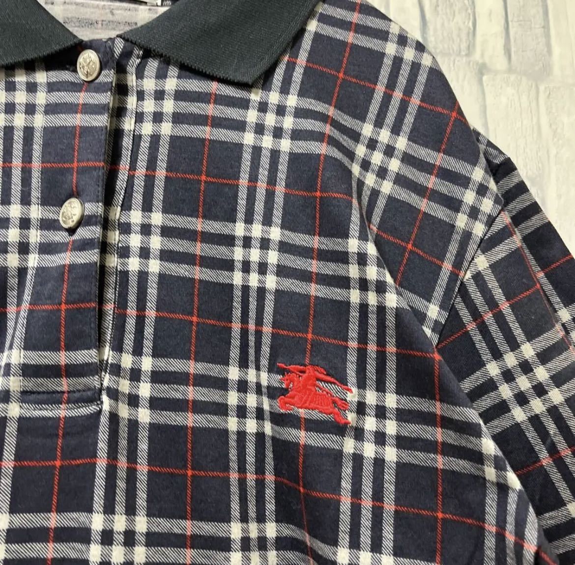 Burberry's バーバリーズ オールドバーバリー 長袖 ポロシャツ ワン