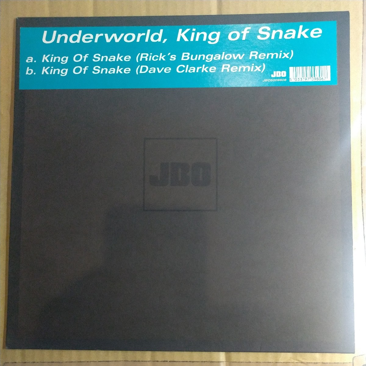 Underworld「king of snake」英12” 1999年 ★★electro housetechno alternative rockエレクトロハウステクノアンダーワールド_画像1