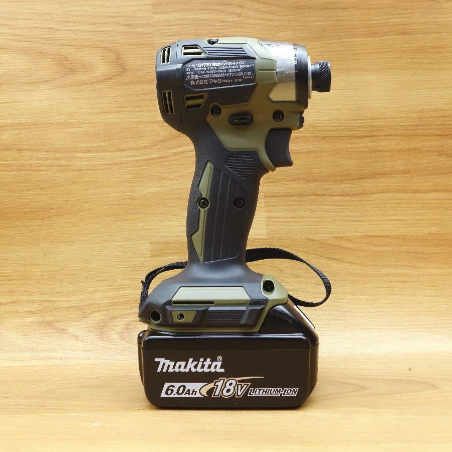 makita/マキタ 限定色 18V 充電式インパクトドライバ オリーブ 充電器