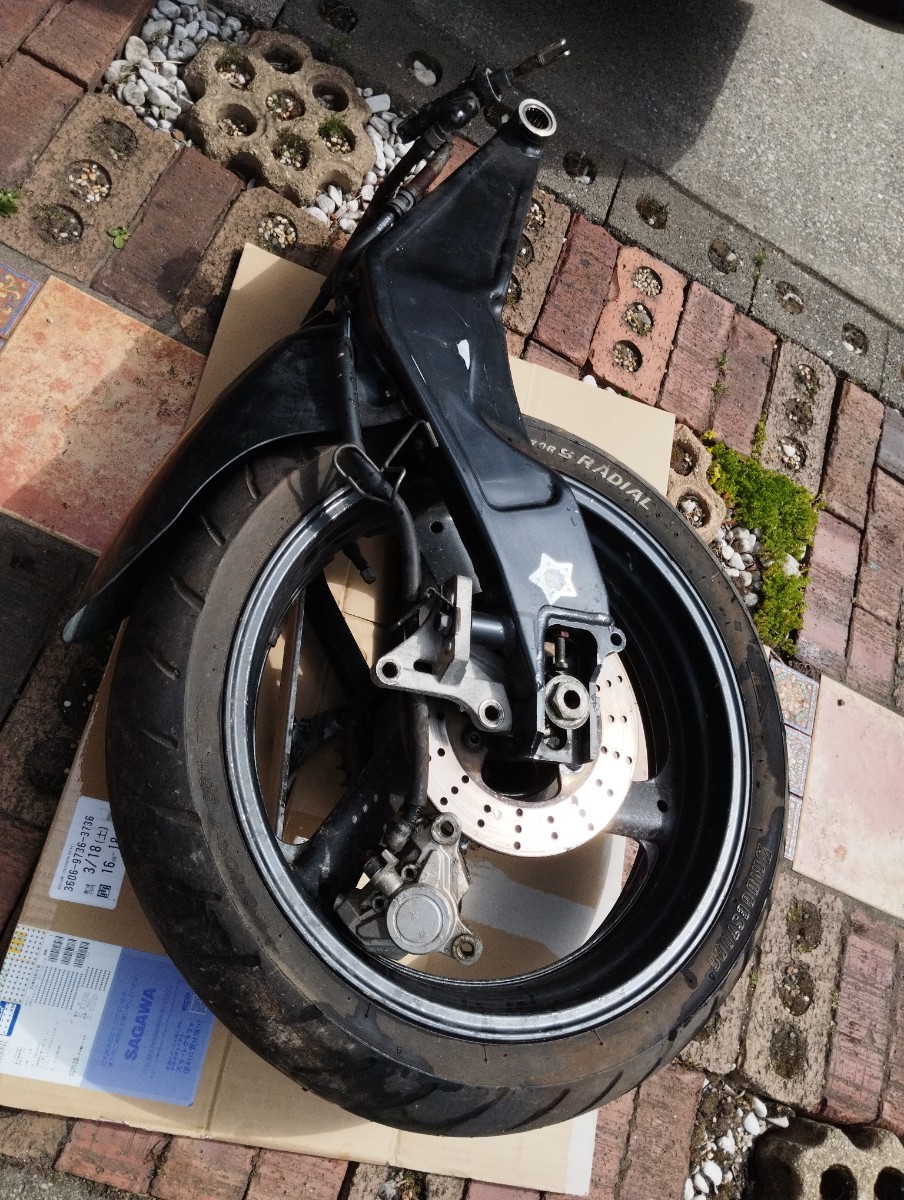 TZR250SP 3XV スイングアーム リアホイール ブレーキキャリパー リア