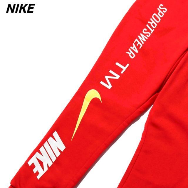  L 新品【NIKE SPORTSWEAR CLUB MICROBRANDING JOGGER PANTS BV3064-657 RED ナイキ スポーツウェア クラブ ジョガー パンツ スウェット】_画像2