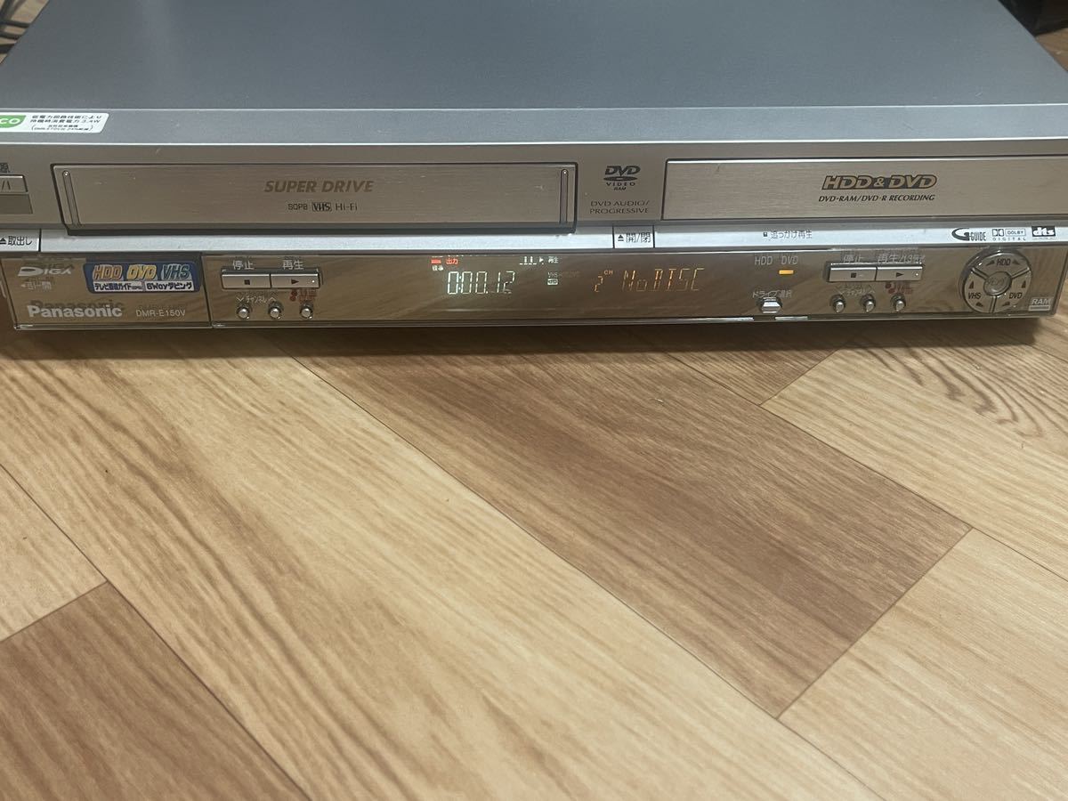 動作品Panasonic パナソニック VHS一体型DVDレコーダー DMR-E150V