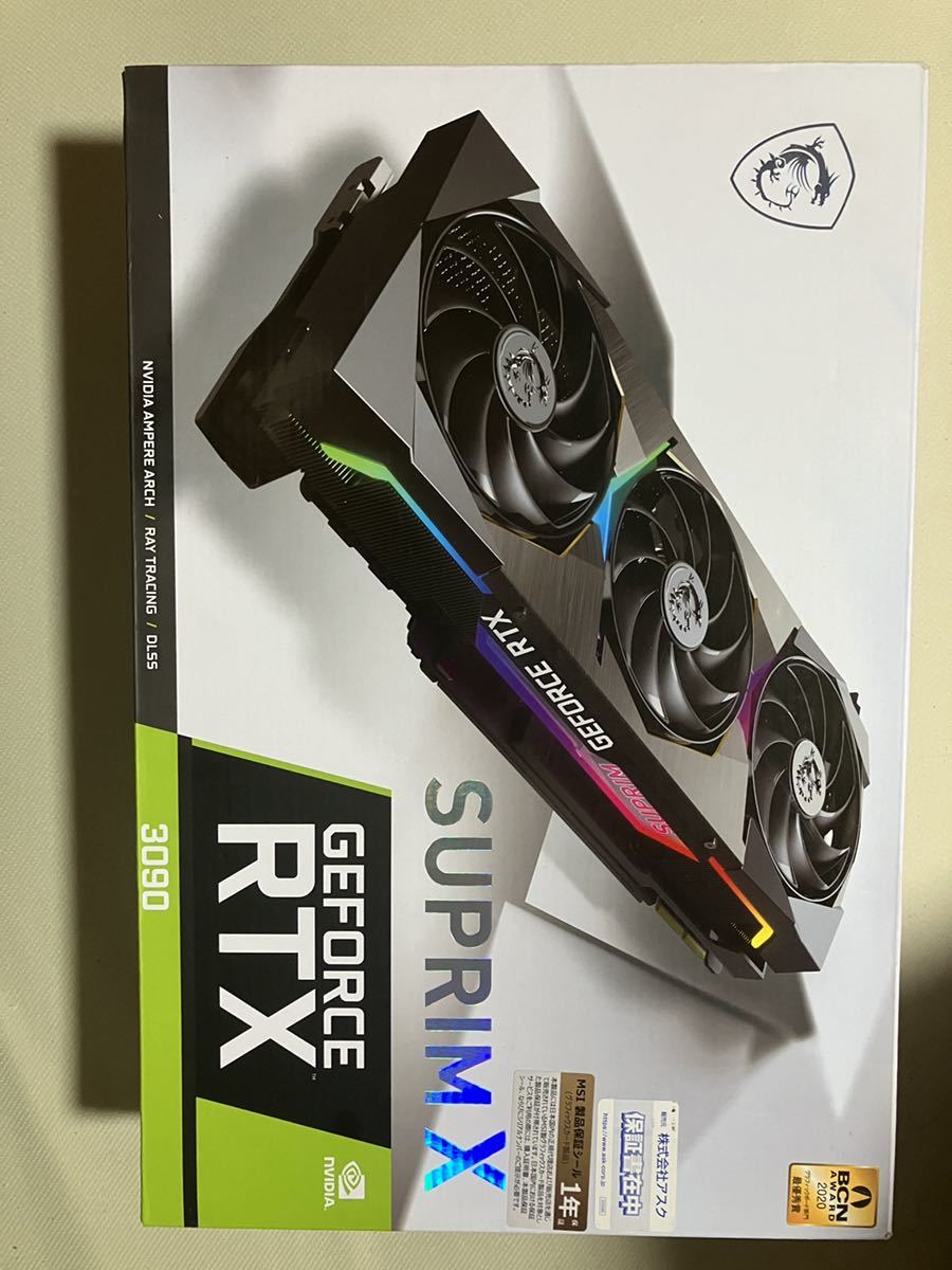 中古】MSI GeForce RTX 3090 SUPRIM X 24G グラフィックスボード 自作