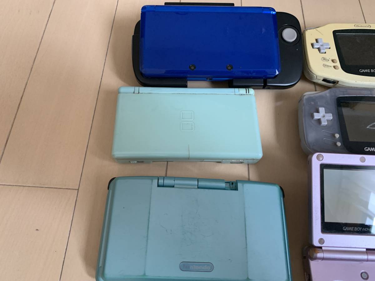 任天堂 3DS DS ゲームボーイアドバンス ゲームボーイ 本体 7台 まとめ