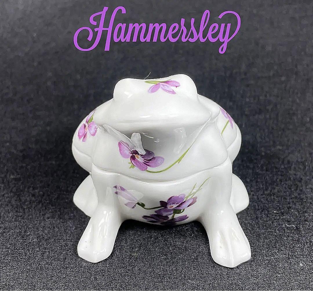 美品】Hammersley Violet ハマースレイ カエル 小物入れ 小 | www