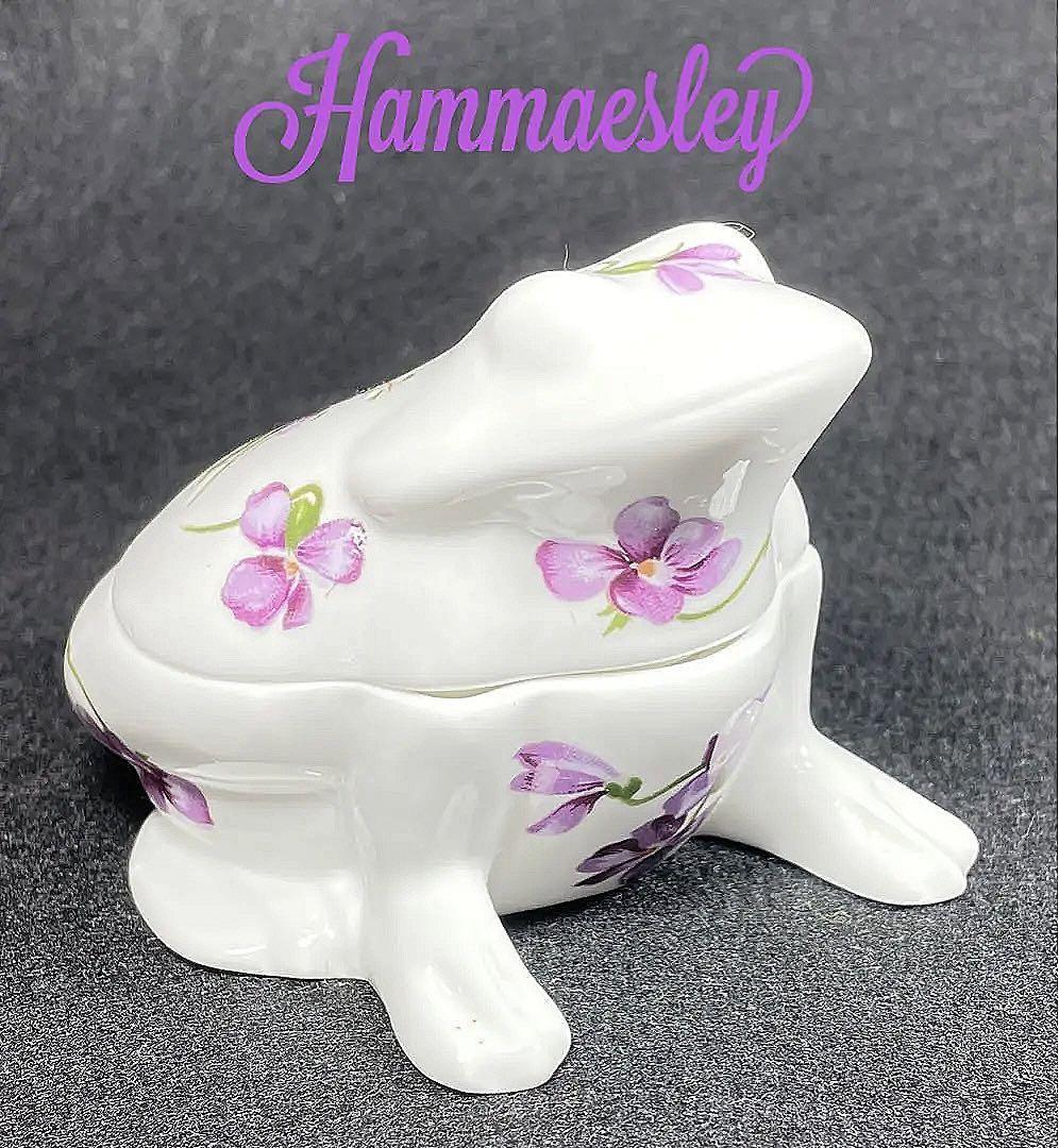 美品】Hammersley Violet ハマースレイ カエル 小物入れ 小 | www
