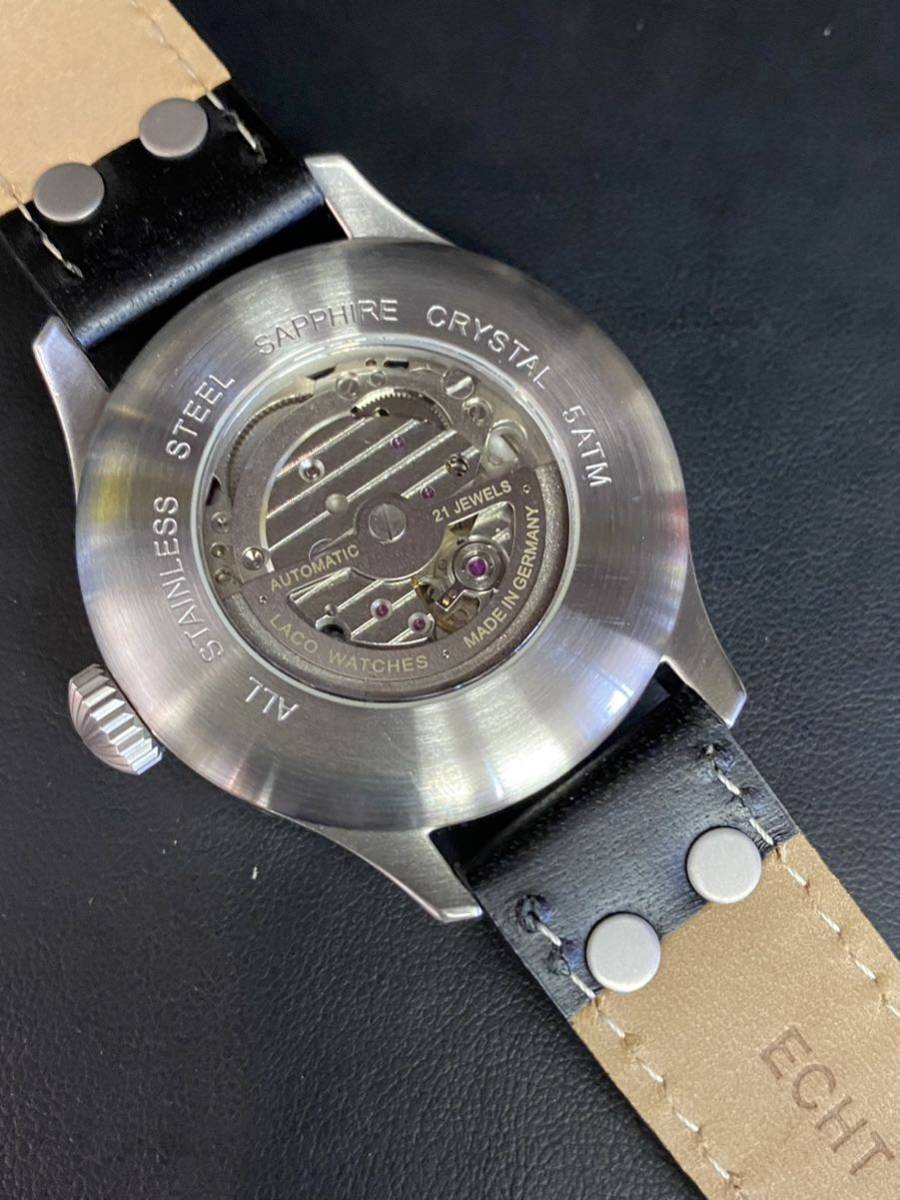 新品未使用 laco ラコ オートマチック パイロット パレルモ