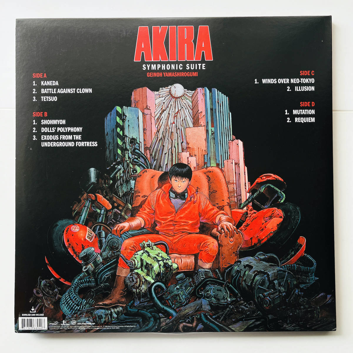  редкостный стандартный запись запись 2LP масса запись ( Akira Symphonic Suite AKIRA - артистический талант гора замок комплект ) большой ...