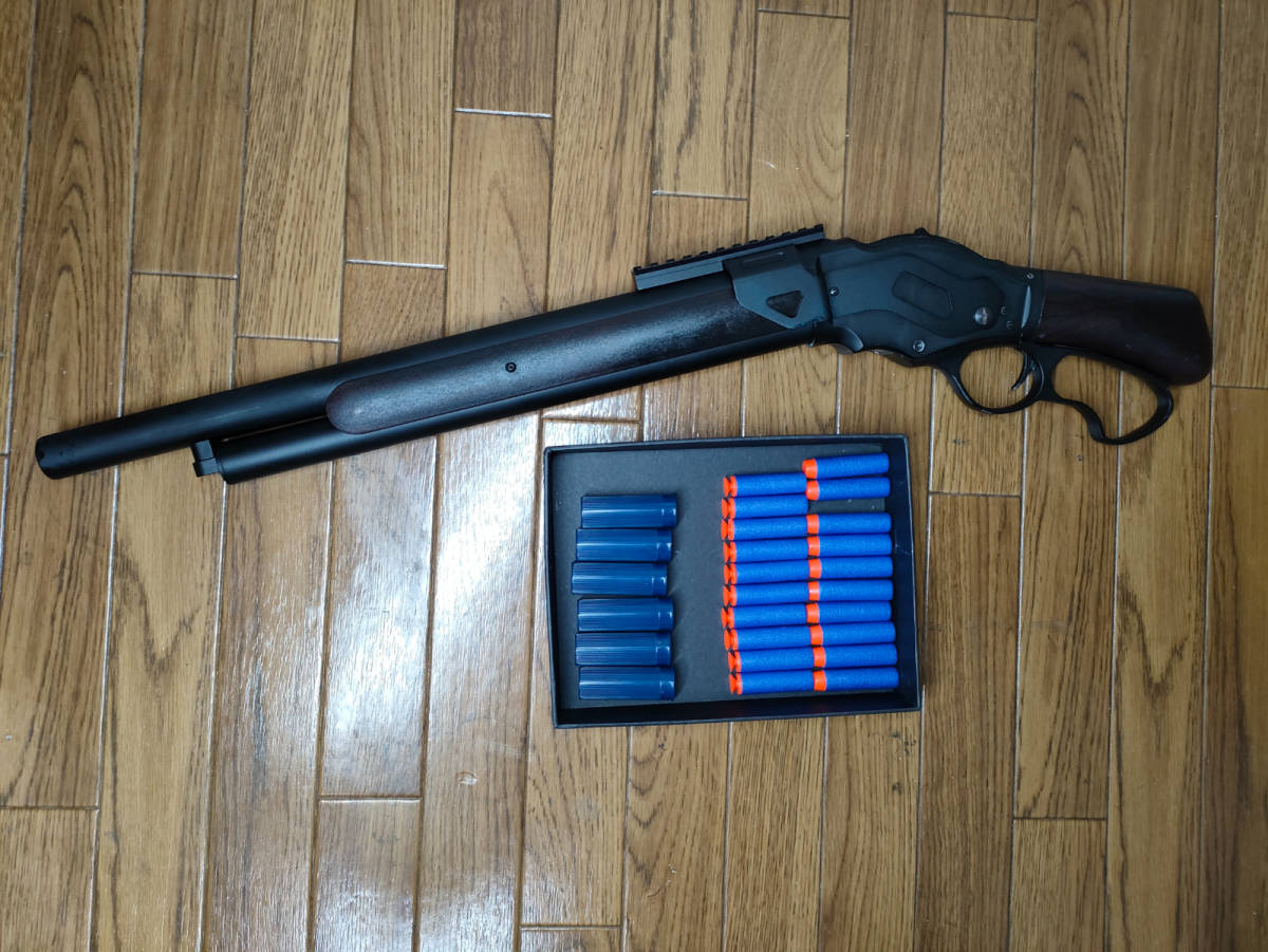 1円スタート ウィンチェスター M1887 ナーフ系エアガン 排薬式