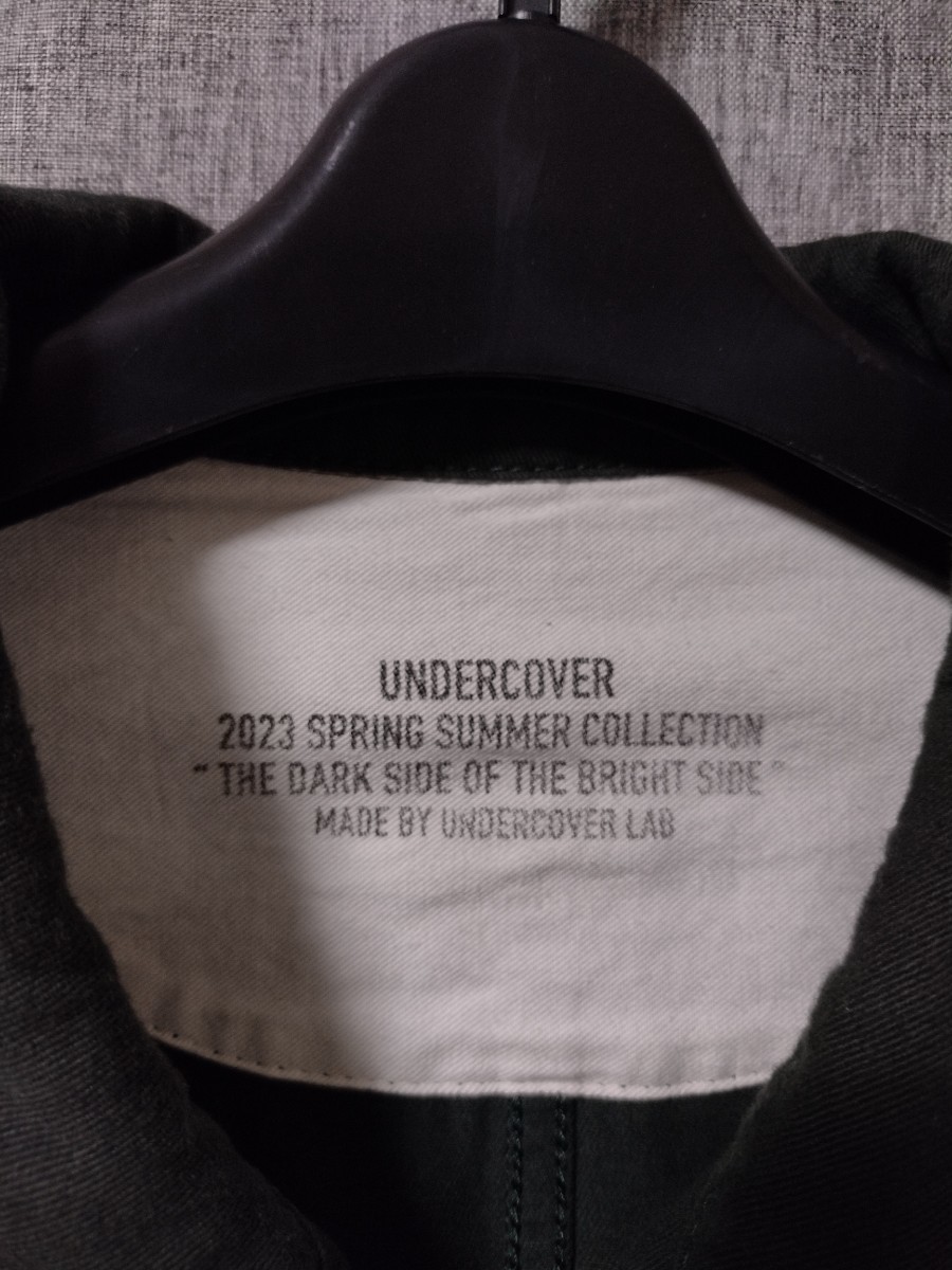 試着のみ 23 S/S Undercover チャイナシャツ 2 Dark Green チャイナ