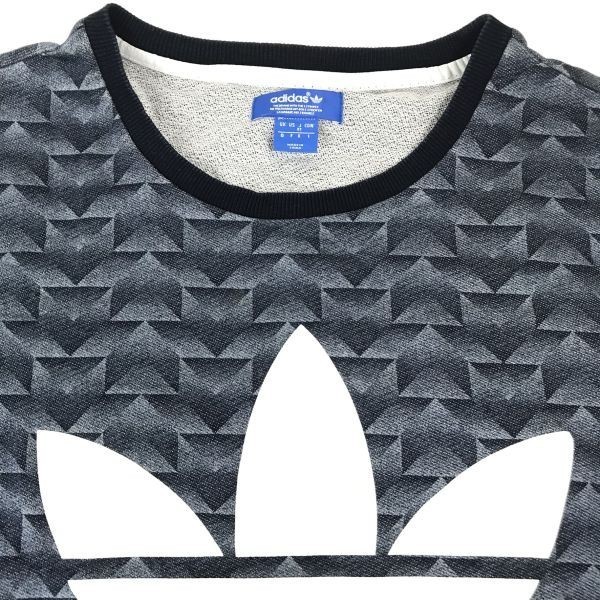 adidas/アディダス★トレフォイル/ビッグロゴ/半袖Tシャツ【メンズOT/グレー】◆BG440