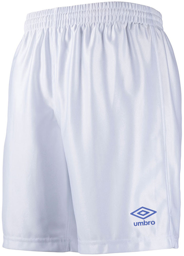 【KCM】Z-umbro-189-100★展示品★【UMBRO/アンブロ】キッズ ジュニア プラクティスパンツ　サッカー　UBS7030JPB　ホワイト×ブルー　100_画像1