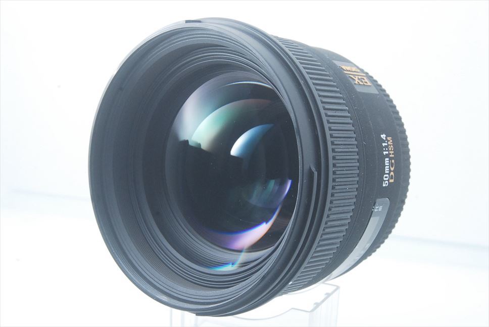 単焦点レンズ SIGMA 50mm F1.4 EX DG HSM キヤノン用 一眼レフ 整備 レンズ電気接点コーティング【中古】【送料無料】