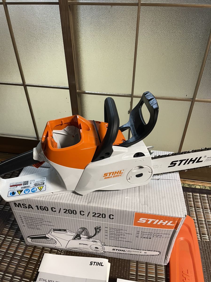 スチール(STIHL) バッテリーチェーンソー MSA220C 40センチバー(仕様