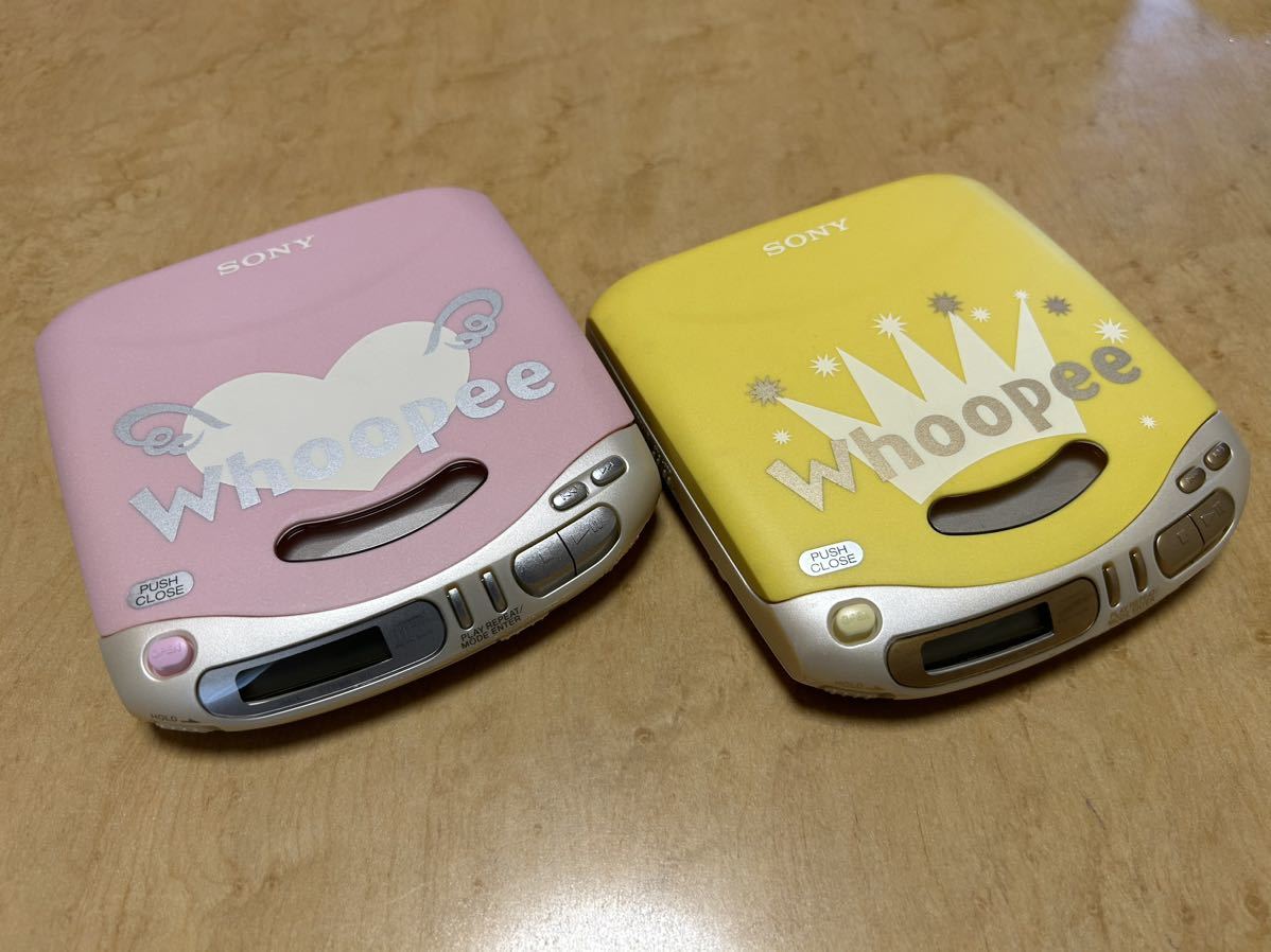 ソニー D-140 Whoopee ピンクとイエロー