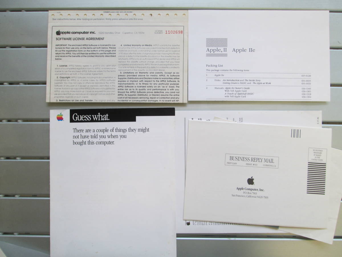 [ mania oriented rare materials * large amount!:Old Apple]Apple Ⅱ user materials [ extra attaching : approximately 500 page!! manual copy ][Apple Works]