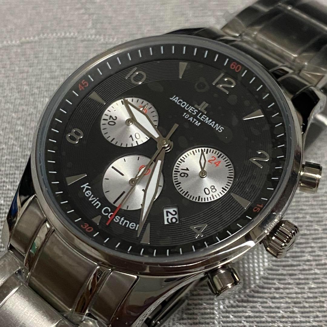 JAQUES LEMANS ジャックルマン クロノグラフ 腕時計 40mm 1-1654I-1_画像1