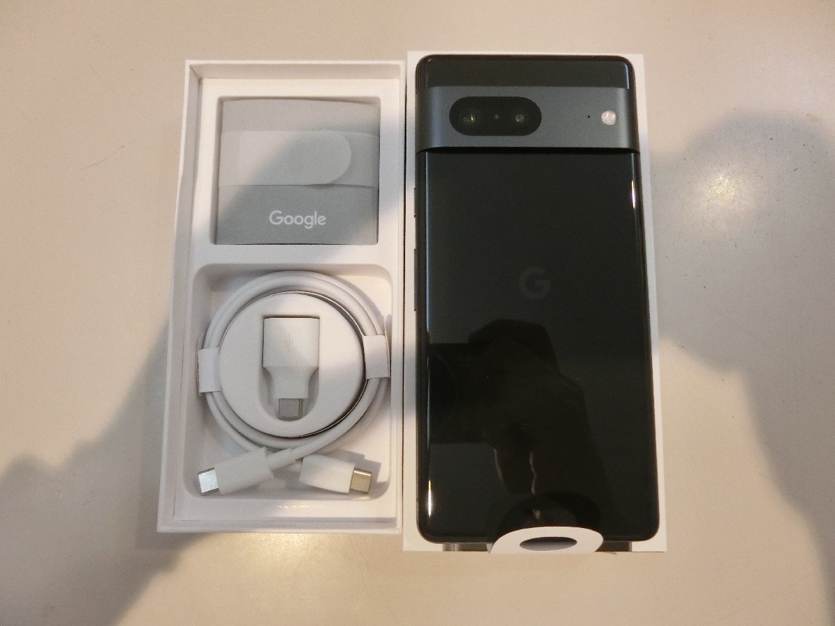 SIMフリー☆SoftBank 利用制限保証 Google Pixel 7 128GB ブラック