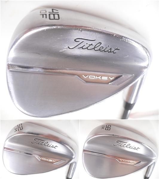 中古3本セットTitleistタイトリストVOKEYボーケイFORGED(2021)TCウェッジDIAMOND Speeder IRON 8【S】48F/52M/58K*MP@1*N*223_画像1