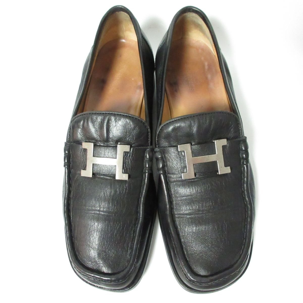 美品】エルメス 4cmヒールローファー | veganutris.com.br