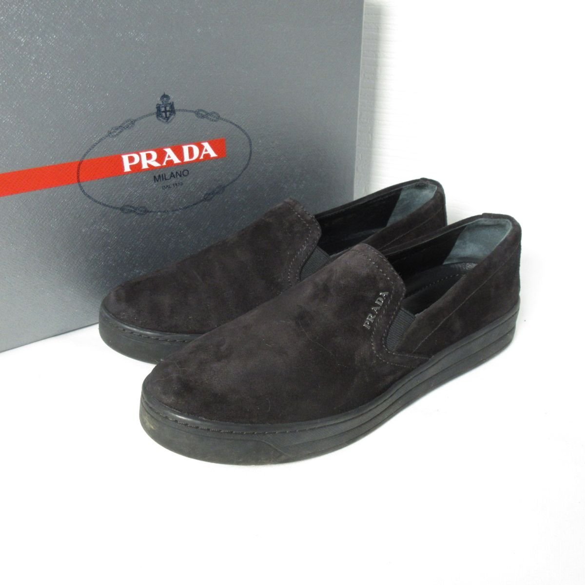 激安先着 PRADA ほぼ美品 SPORT 052 ブラック 黒 約23.5cm 36.5