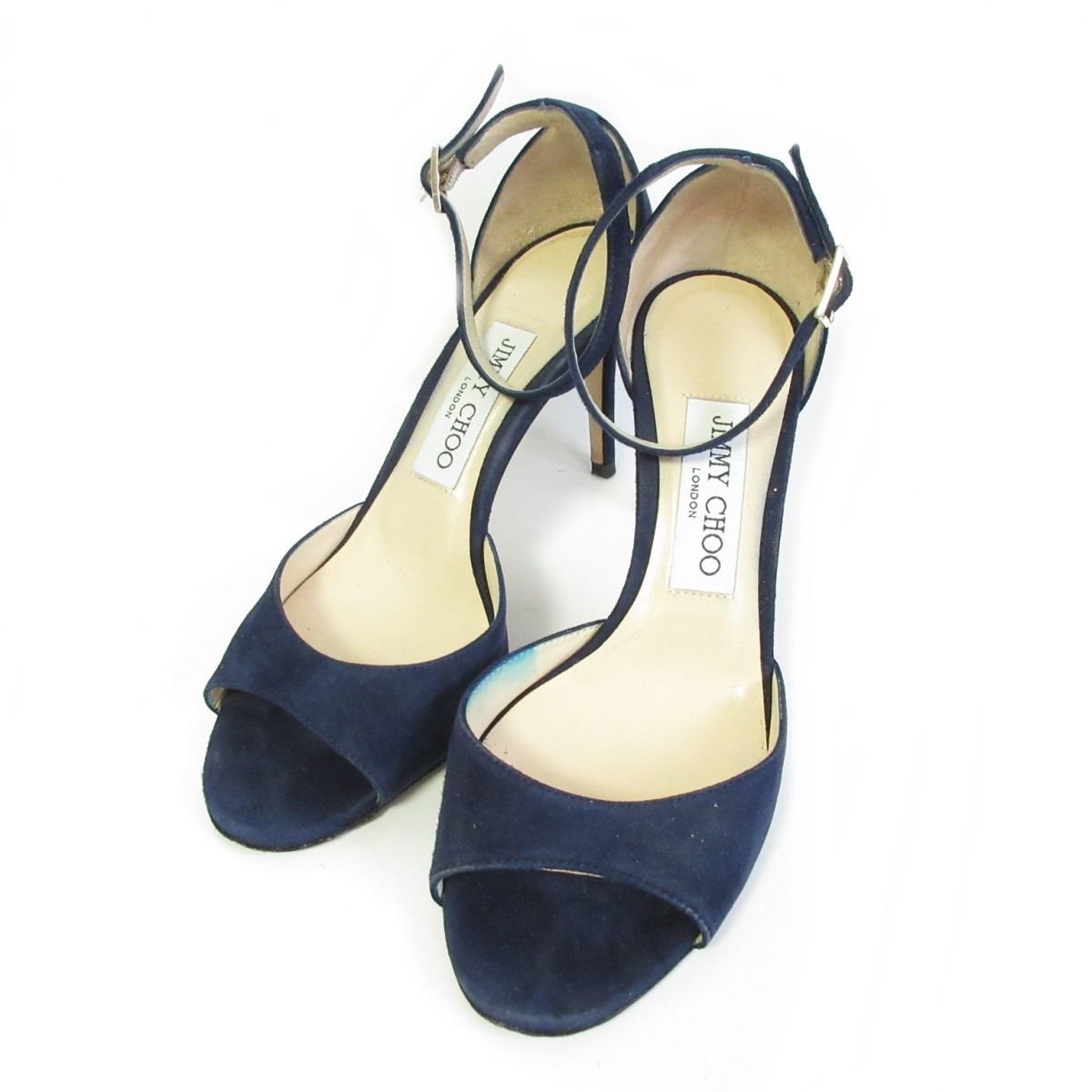 ヤフオク! - 美品 JIMMY CHOO ジミーチュウ スエード オープ...