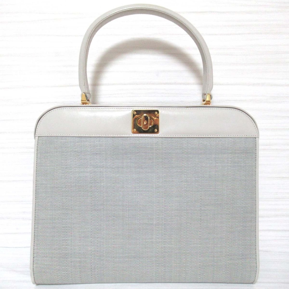 美品 COMTESSE コンテス ホースヘア×レザー ドイツ製 ターンロック