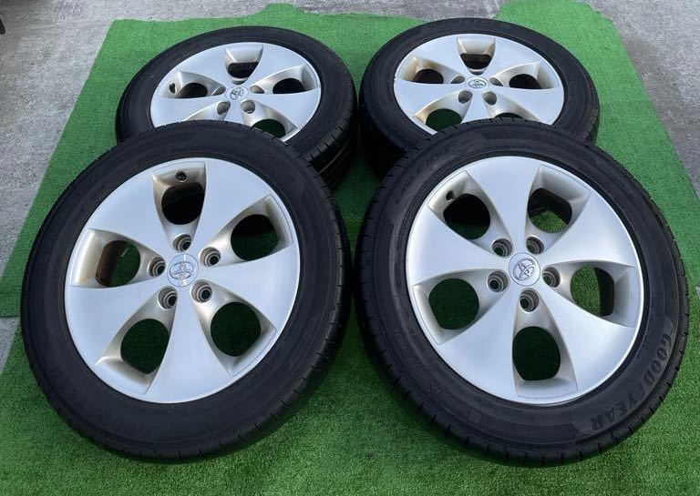 トヨタ純正 17インチ ホイール& 225/55R17 GOOD YEARラジアルタイヤ4本セット 2019年式 アルファード ヴェルファイア等 (NR001