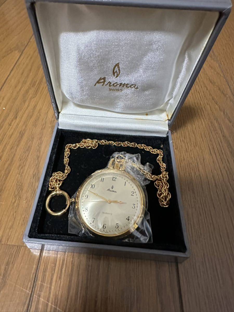 Anoma QUARTZ 懐中時計 アンティーク 新品未使用品 純正ケース付き www