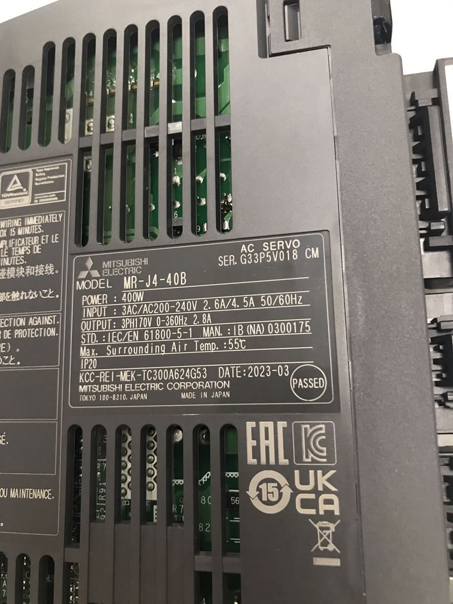 新品無箱三菱電機 MITSUBISHI サーボアンプMR-J4-40B 正規品動作保証