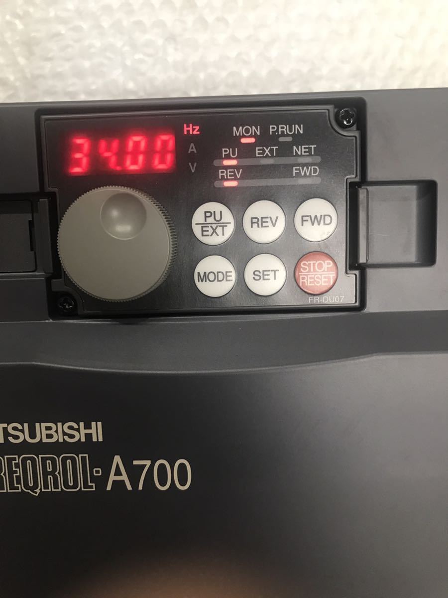 新品未使用三菱電機MITSUBISHI インバーターFR-A720-11K動作保証1/2