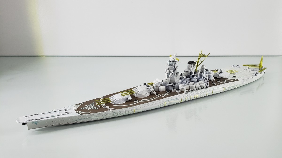 蒼き鋼のアルペジオ 超戦艦ヤマト 1/700 ウォーターラインver. 完成品
