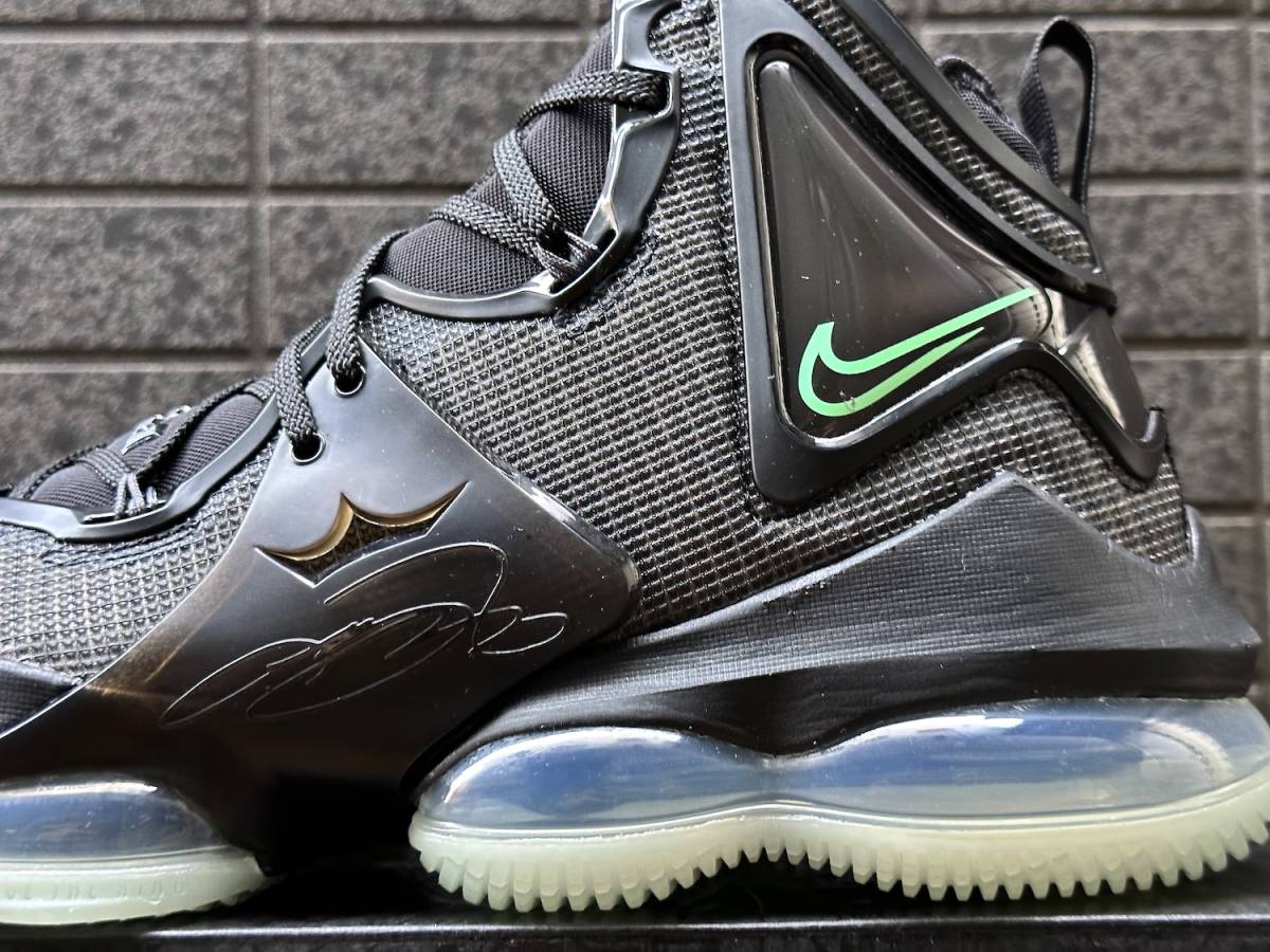 ◆モデル出品◆新品 26.5cm ナイキ レブロン 19 トリプルブラック Nike LeBron 19 XIX Triple Black 完売 26,400円 レブロンジェームズ