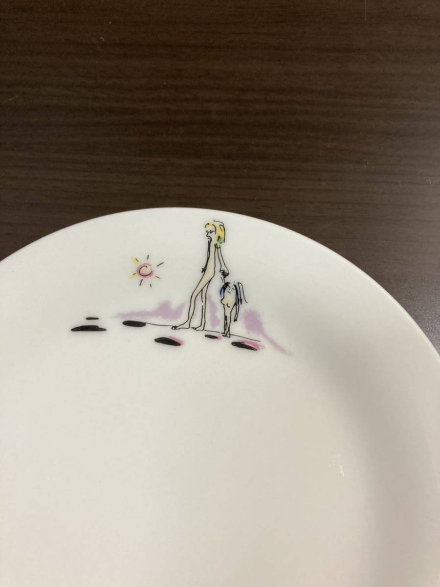 ジョンレノン≪プレート 大 1枚 小 5枚≫約22cm 約15cm 陶器製 ジョンレノン≪プレート 大 1枚 小 5枚≫約22cm 約15cm 陶器製