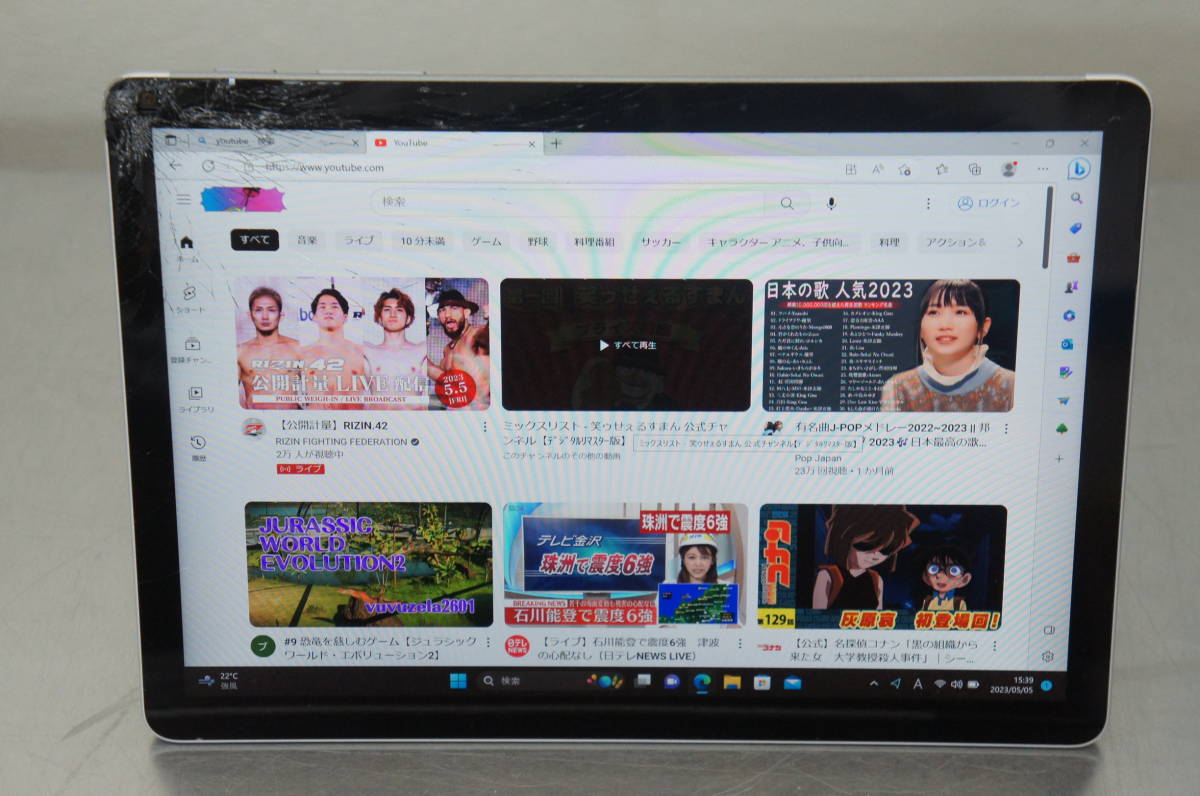 国内発送 JUNK ジャンク 画面粉砕 Win11Pro Microsoft Surface Go 2