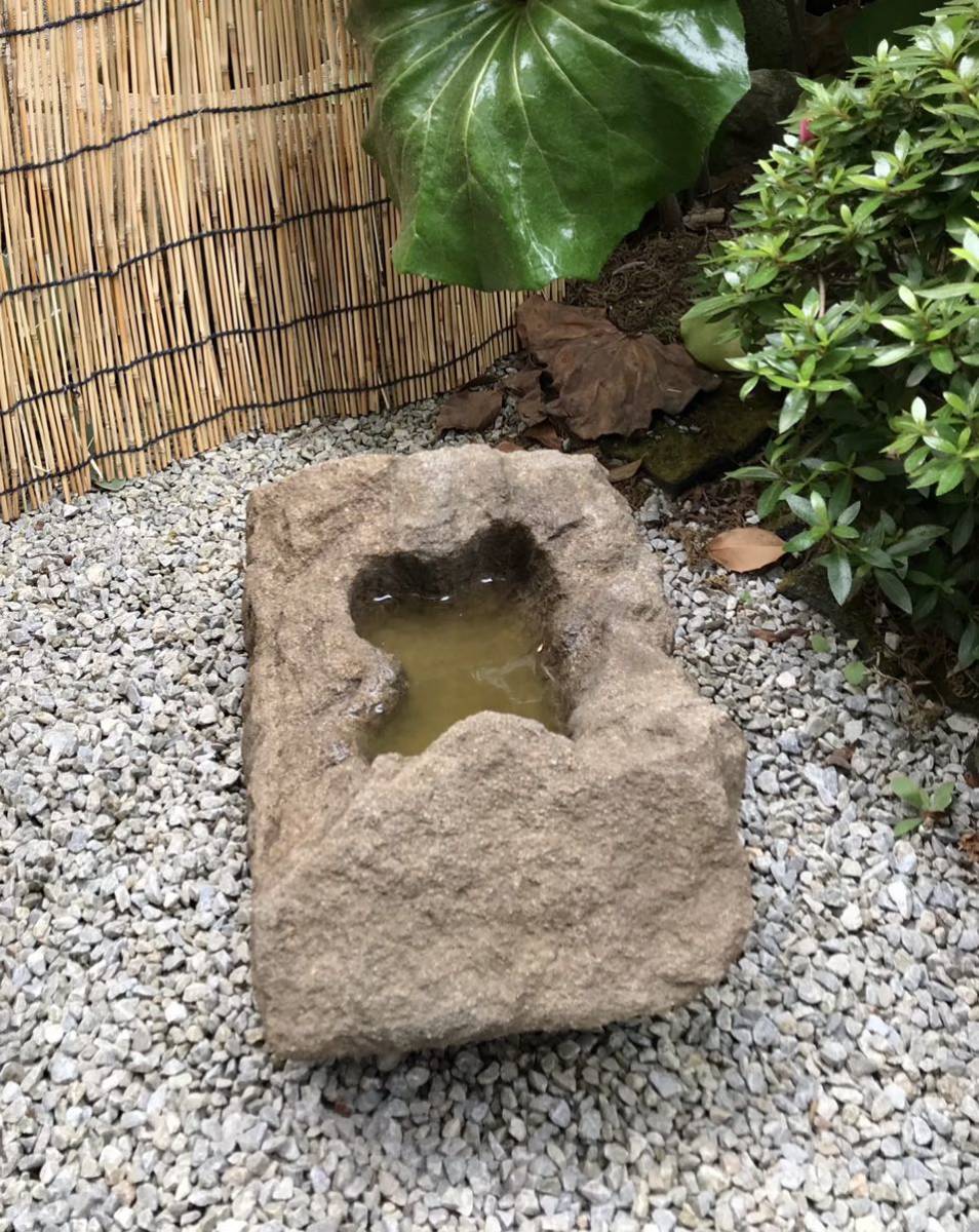  old .. structure . material water lily pot old fine art antique tsubo garden terrace objet d'art [ stone pot *.... pot ] shop on stone structure . landscape tea garden approach gardening fields and mountains grass light . orchid bonsai other 