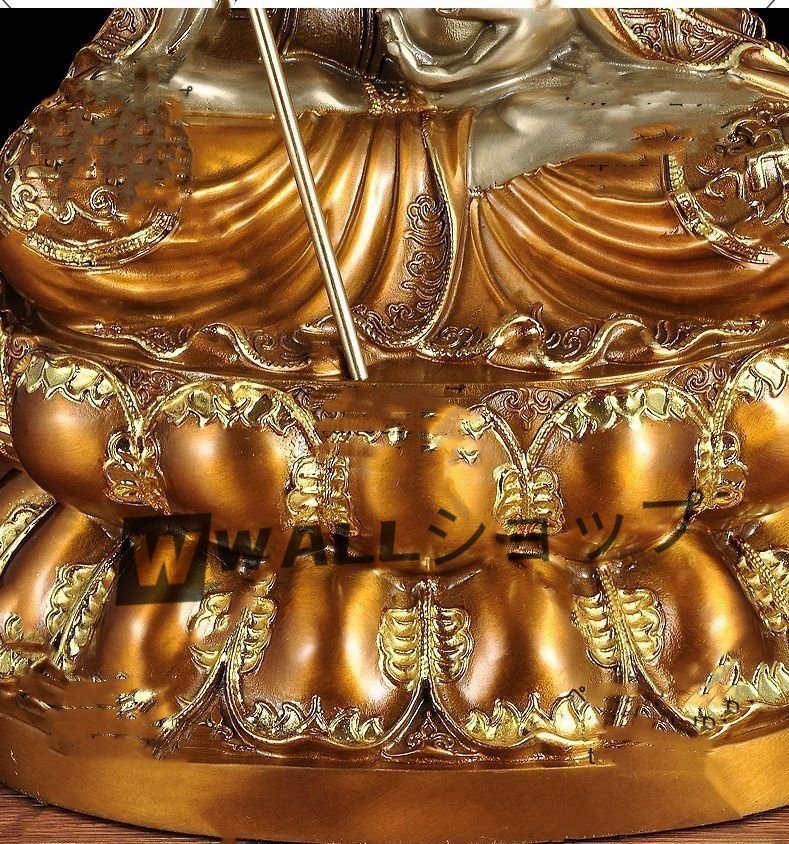 新品仏教法具 寺院用仏具」極上品 仏教美術 地蔵菩薩仏像 銅製 新品仏教法具 寺院用仏具」極上品 仏教美術 地蔵菩薩仏像 銅製