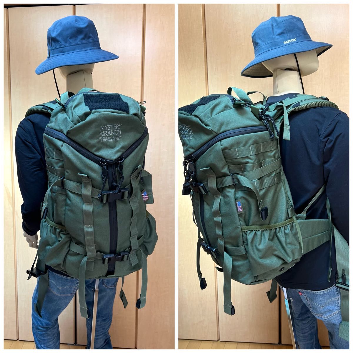最高峰リュック 美品】MYSTERY RANCH 3DAY ASSAULT CL 最高峰リュック 美品】MYSTERY RANCH 3DAY ASSAULT CL