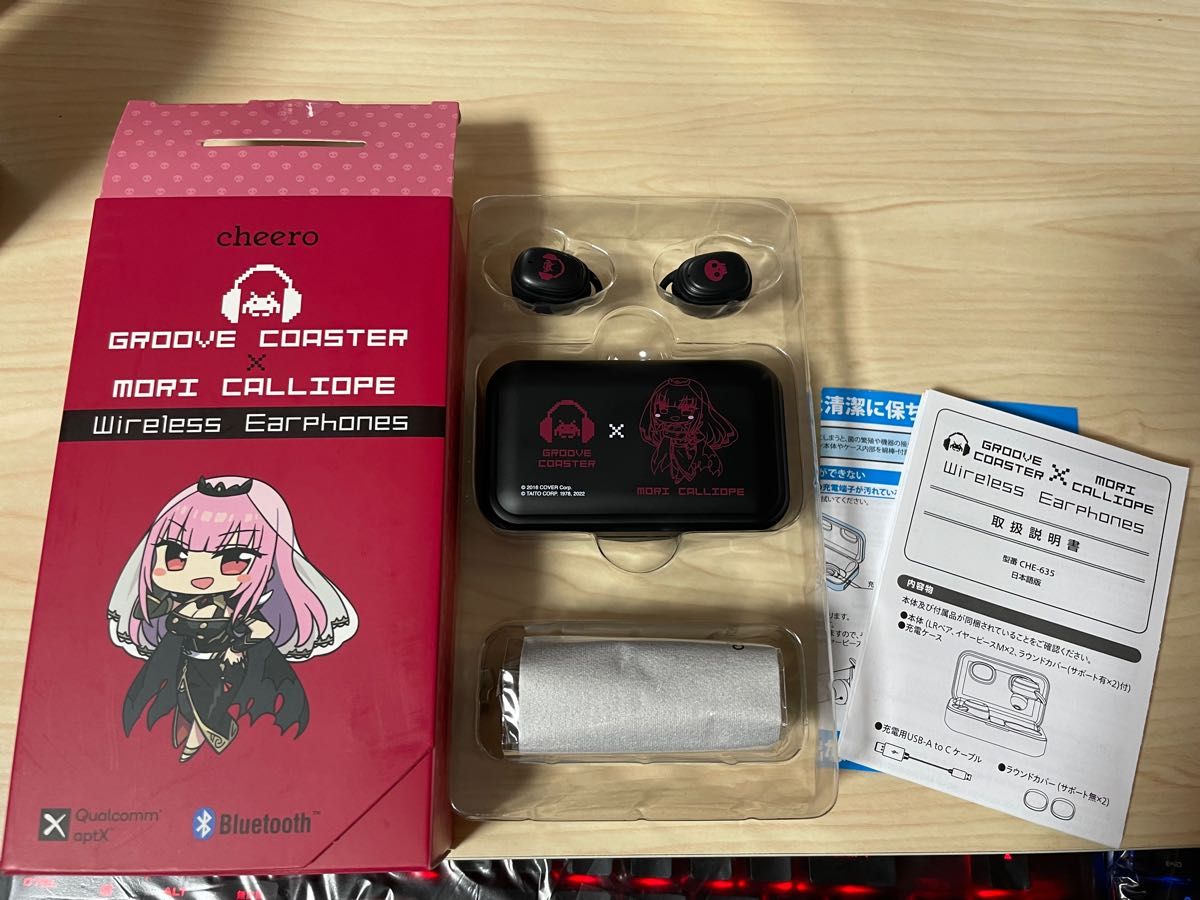 タイトー グルーヴコースター×森カリオペ Bluetoothイヤホン タイトー グルーヴコースター×森カリオペ Bluetoothイヤホン