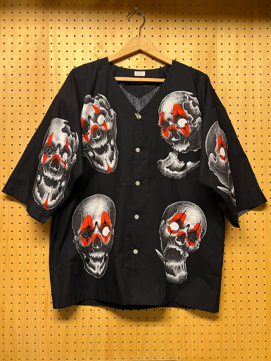 WACKO MARIA ワコマリア 56 TATTOO STUDIO コラボ ダボシャツ BLACK M