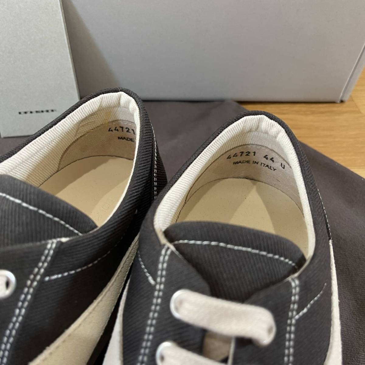 DRKSHDW by Rick Owen Vintage Sneaks DU01C6803 DKLVS DARK DUST 44
