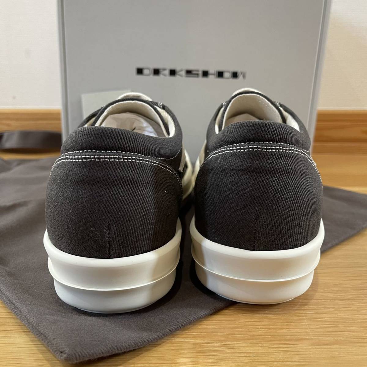 DRKSHDW by Rick Owen Vintage Sneaks DU01C6803 DKLVS DARK DUST 44