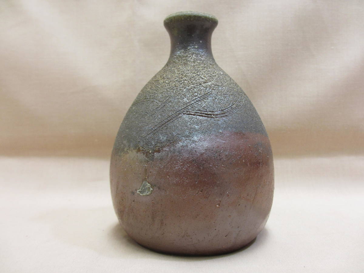 .book@ regular writing work Bizen . sake cup and bottle . sake bottle guinomi sake cup unused goods 