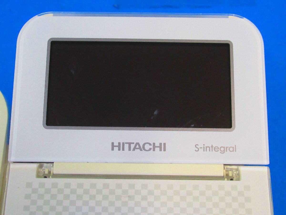 Ω XG1 5752 保証有 17年製 日立 HITACHI S-integral 12ボタン標準電話機 ET-12Si-SDW ISDN停電ユニット ET-PFIU-Si ・祝10000！取引突破！_画像3