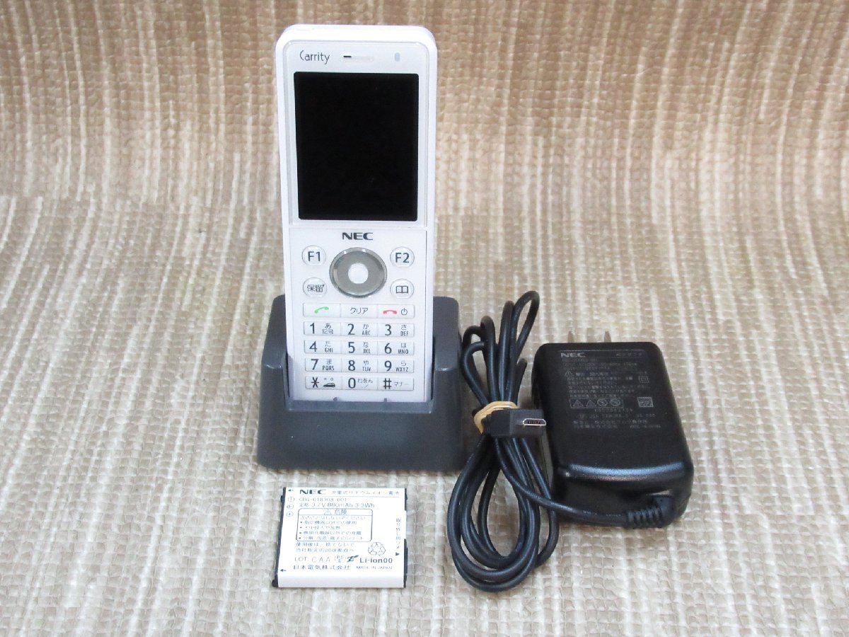 多様な コードレス電話機 Carrity-NW NEC 19年製 美品 保証有 5796