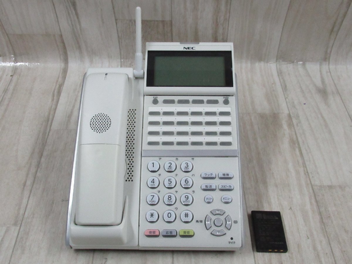 本格派ま！ カールコードレス電話機 UX Aspire NEC 保証有 5834 XD2 Ω