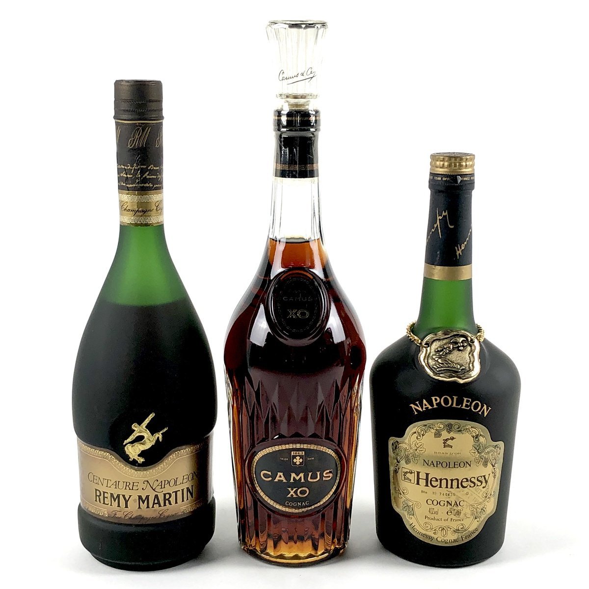 3本 REMY MARTIN CAMUS Hennessy コニャック ブランデー セット