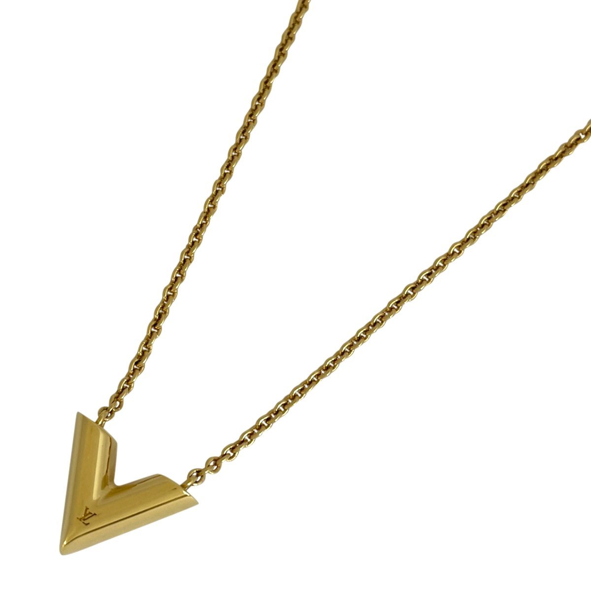 Shop Louis Vuitton V 2022 SS Essential v necklace (M61083) by